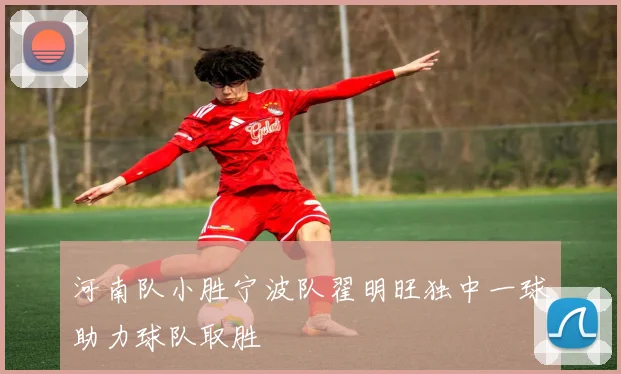 河南队小胜宁波队翟明旺独中一球助力球队取胜